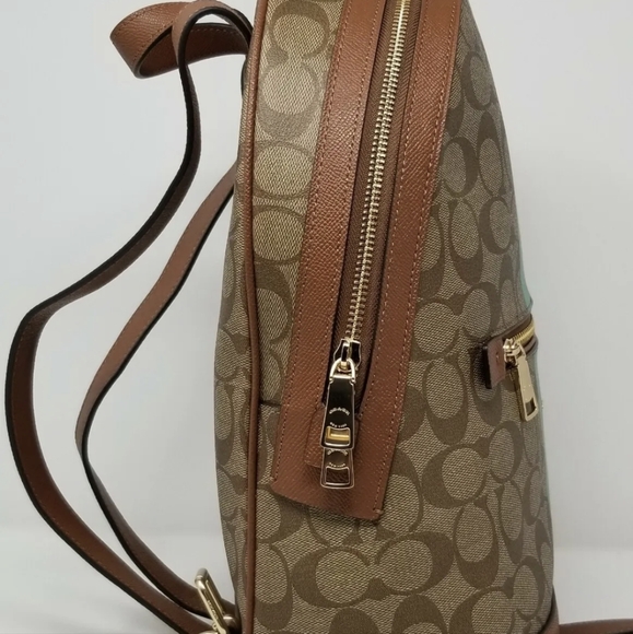 COACH Kenley Backpack In Signature Canvas With Stripe - Picture 3 of 5
